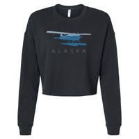 Alaska Sea Plane Seaplane Pilot Alaskan Landscape Cropped Pullover Crew