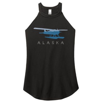 Alaska Sea Plane Seaplane Pilot Alaskan Landscape Women’s Perfect Tri Rocker Tank