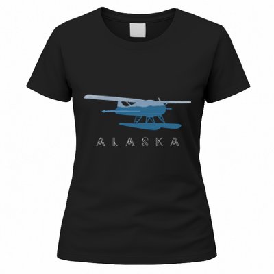 Alaska Sea Plane Seaplane Pilot Alaskan Landscape Women's T-Shirt