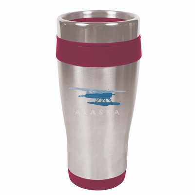Alaska Sea Plane Seaplane Pilot Alaskan Landscape 16oz Travel Tumbler