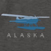 Alaska Sea Plane Seaplane Pilot Alaskan Landscape Vector Backpack