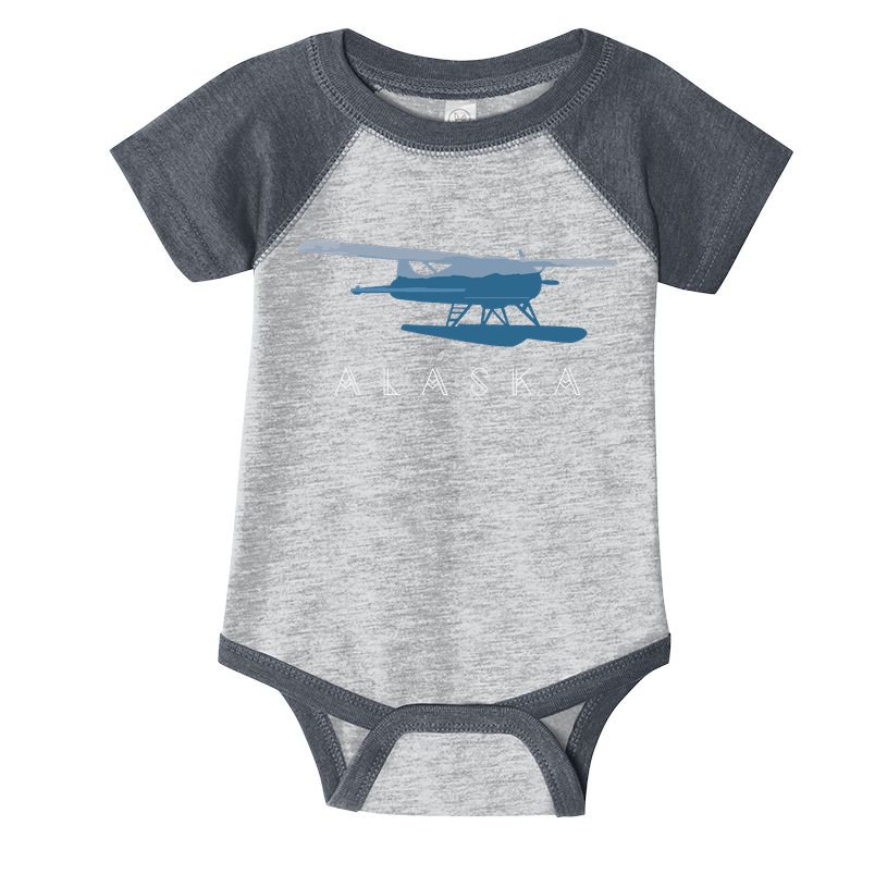 Alaska Sea Plane Seaplane Pilot Alaskan Landscape Infant Baby Jersey Bodysuit