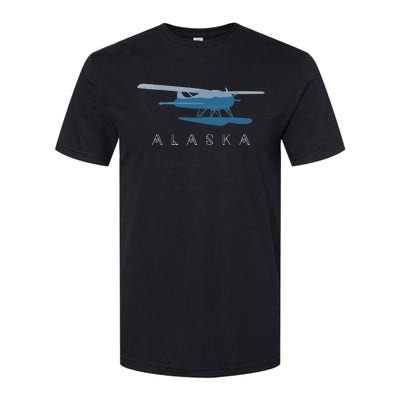 Alaska Sea Plane Seaplane Pilot Alaskan Landscape Softstyle CVC T-Shirt