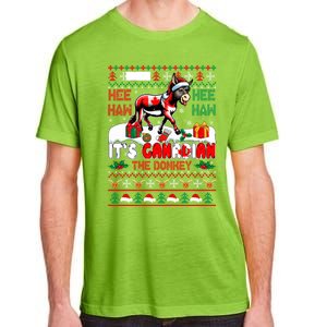 Animal Sound Proud Canadian Cute Donkey Xmas Farmer Gift Adult ChromaSoft Performance T-Shirt