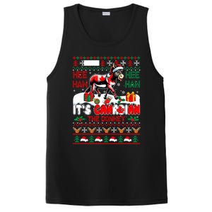 Animal Sound Proud Canadian Cute Donkey Xmas Farmer Gift PosiCharge Competitor Tank