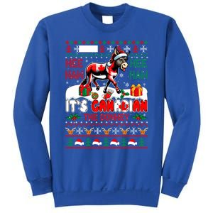 Animal Sound Proud Canadian Cute Donkey Xmas Farmer Gift Sweatshirt