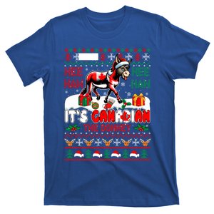 Animal Sound Proud Canadian Cute Donkey Xmas Farmer Gift T-Shirt