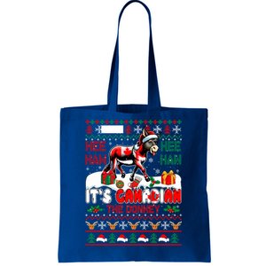 Animal Sound Proud Canadian Cute Donkey Xmas Farmer Gift Tote Bag