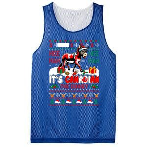 Animal Sound Proud Canadian Cute Donkey Xmas Farmer Gift Mesh Reversible Basketball Jersey Tank