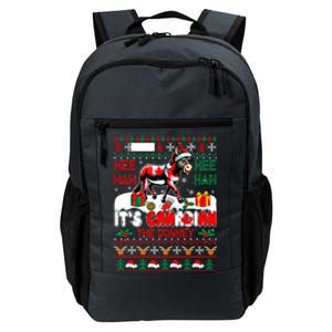 Animal Sound Proud Canadian Cute Donkey Xmas Farmer Gift Daily Commute Backpack