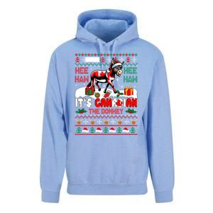 Animal Sound Proud Canadian Cute Donkey Xmas Farmer Gift Unisex Surf Hoodie