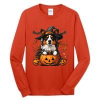 Australian Shepherd Pumpkin Halloween Thanksgiving Tall Long Sleeve T-Shirt