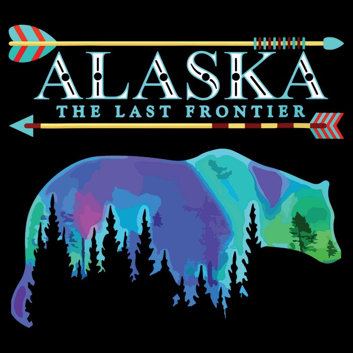 Alaska State Pride Alaska Northern Lights Alaskan Bear Cooling Performance Crew T-Shirt