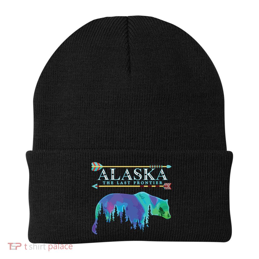 Alaska State Pride Alaska Northern Lights Alaskan Bear Beanie