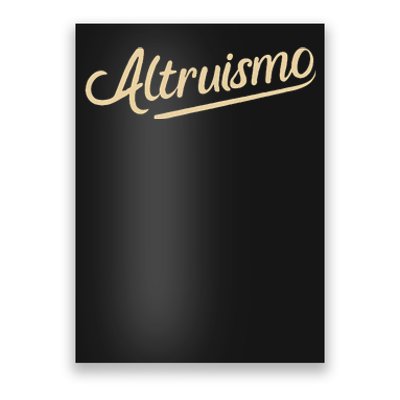 Altruismo Social Psychology Poster