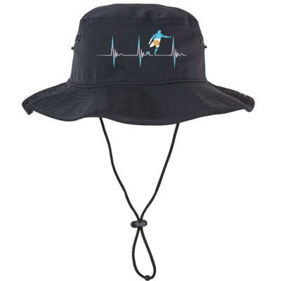 Argentina Soccer Player Ball Heartbeat EKG Pulse Argentina Legacy Cool Fit Booney Bucket Hat