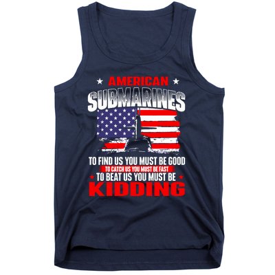 American Submarines Patriotic Navy US Veteran Submariner Tank Top