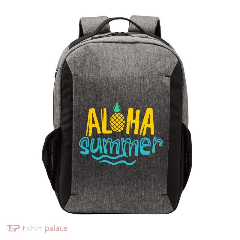 Aloha Summer Pineapple Tropical Vector Backpack