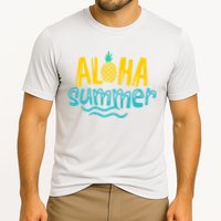 Aloha Summer Pineapple Tropical Cooling Performance Crew T-Shirt