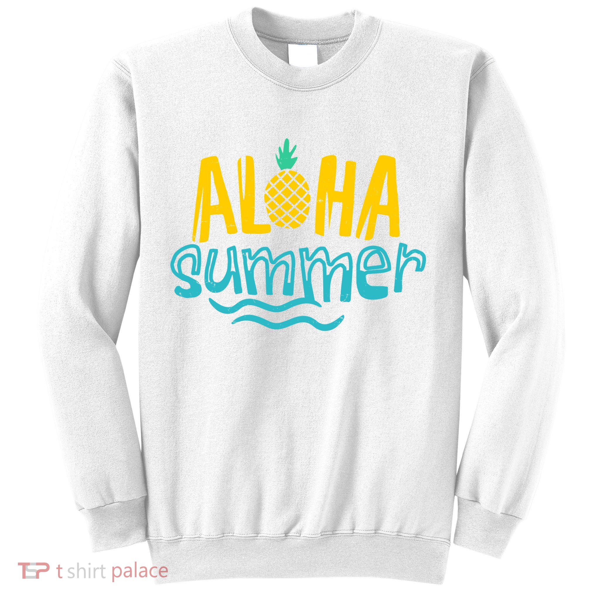 Aloha Summer Pineapple Tropical Sweatshirt