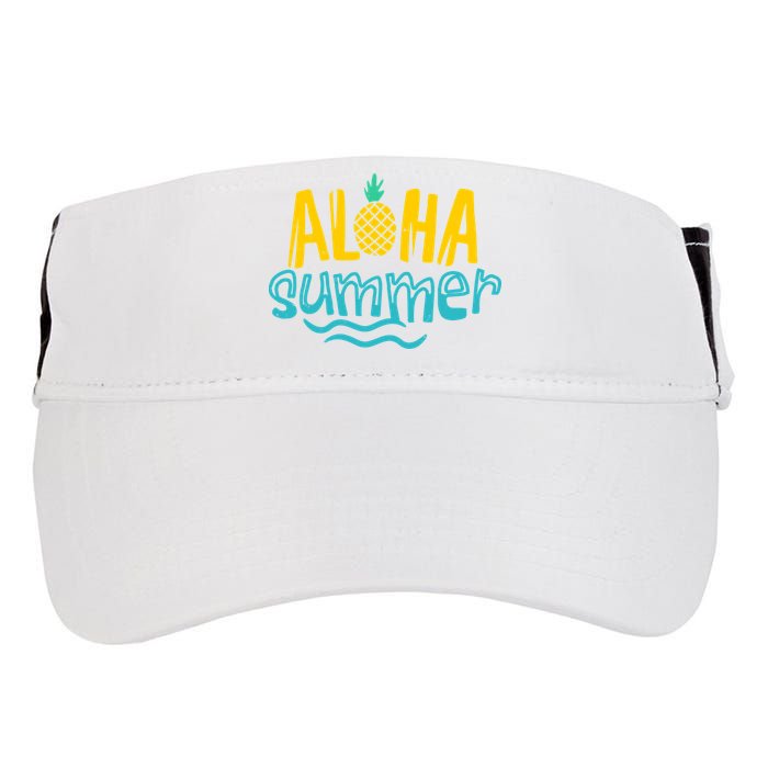 Aloha Summer Pineapple Tropical Adult Drive Performance Visor