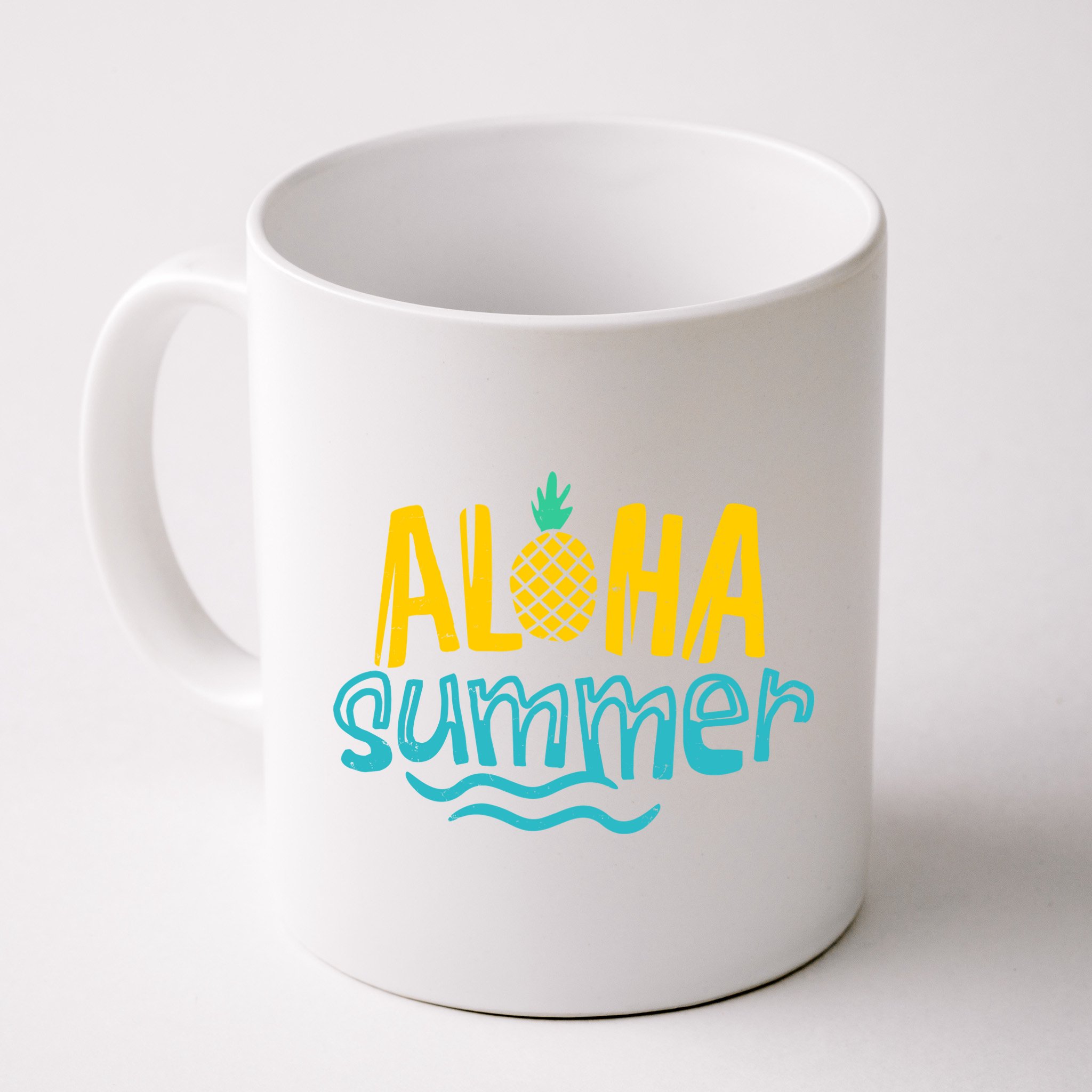 Aloha Summer Pineapple Tropical Mug