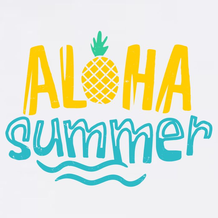 Aloha Summer Pineapple Tropical Baby Bodysuit