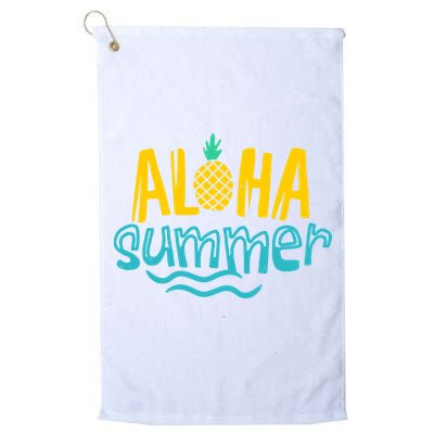 Aloha Summer Pineapple Tropical Golf Towel