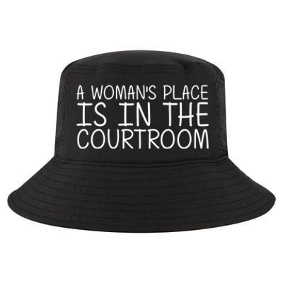 A 'S Place Is In The Courtroom Funny Lawyer Gift Idea Gift Cool Comfort Performance Bucket Hat