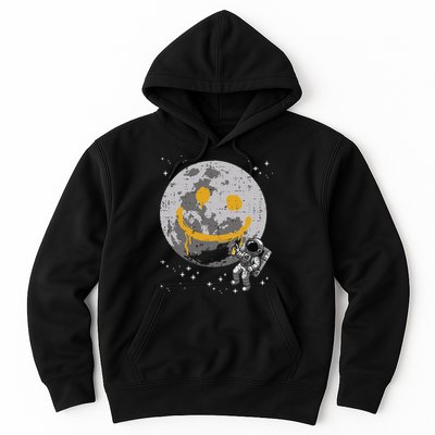 Astronaut Spray Paint Moon Smile Face Space Hoodie