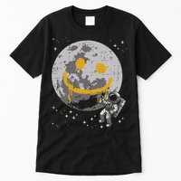 Astronaut Spray Paint Moon Smile Face Space Tall T-Shirt