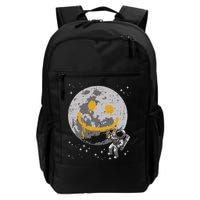 Astronaut Spray Paint Moon Smile Face Space Backpack