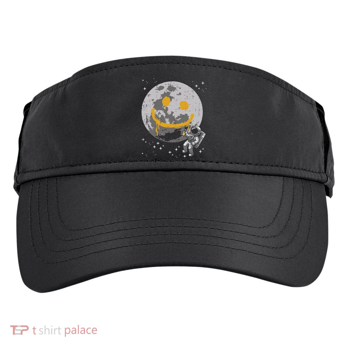 Astronaut Spray Paint Moon Smile Face Space Adult Drive Performance Visor