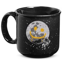 Astronaut Spray Paint Moon Smile Face Space 15oz Campfire Ceramic Mug