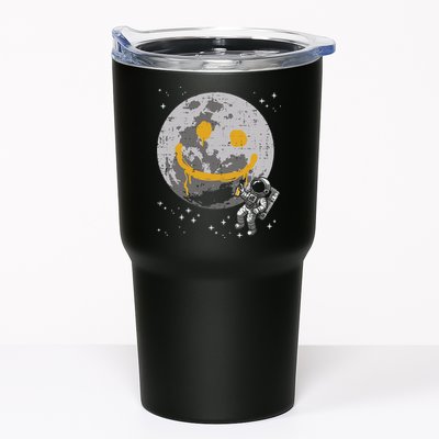 Astronaut Spray Paint Moon Smile Face Space Tumbler