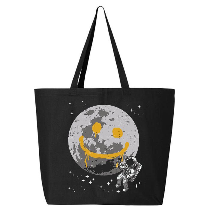 Astronaut Spray Paint Moon Smile Face Space 25L Jumbo Tote