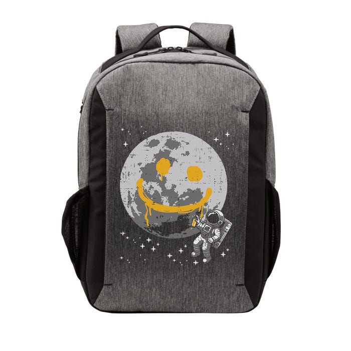 Astronaut Spray Paint Moon Smile Face Space Vector Backpack