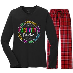 Activity Squad Professionals Week Director Women's Long Sleeve Flannel Pajama Set 