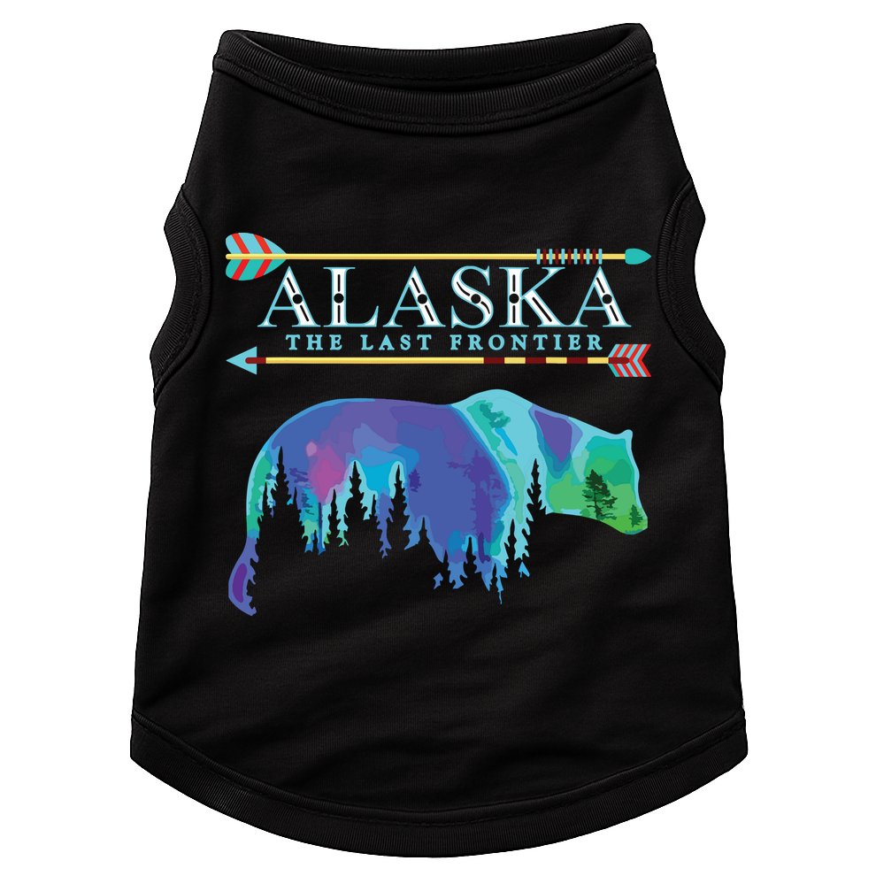 Alaska State Pride Alaska Northern Lights Alaskan Bear Doggie Tank