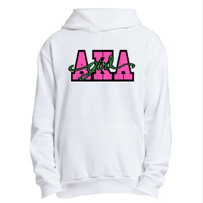 AKA Sorority Pretty Girl Greek Letters Urban Pullover Hoodie