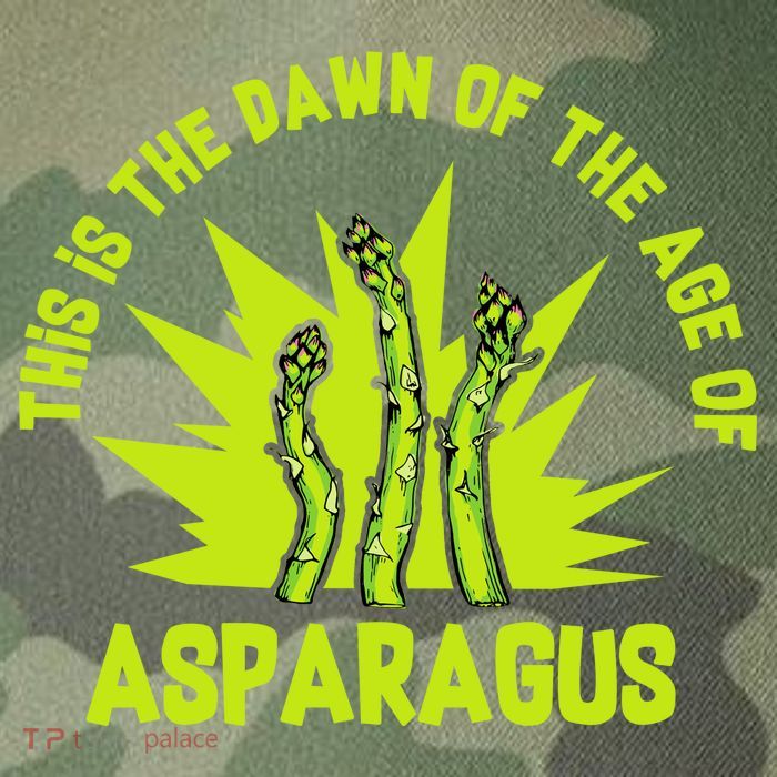 Asparagus Uprising  Legacy Tie Dye Trucker Hat