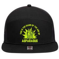 Asparagus Uprising  7 Panel Mesh Trucker Snapback Hat
