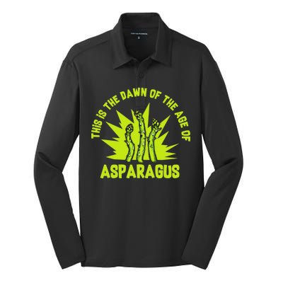 Asparagus Uprising  Silk Touch Performance Long Sleeve Polo