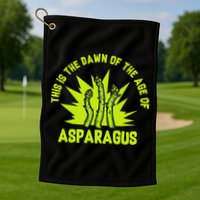 Asparagus Uprising  Golf Towel