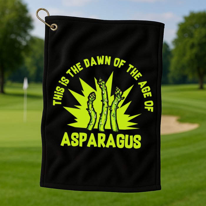 Asparagus Uprising  Golf Towel