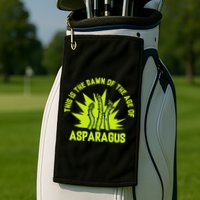 Asparagus Uprising  Golf Towel