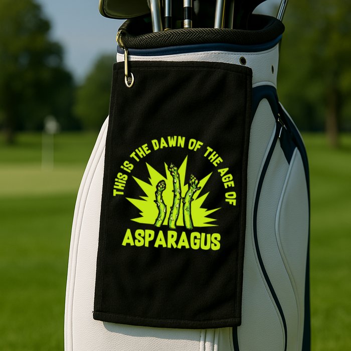 Asparagus Uprising  Golf Towel