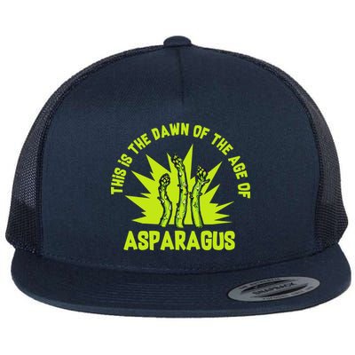 Asparagus Uprising  Flat Bill Trucker Hat