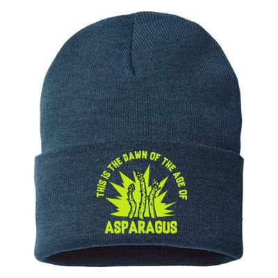 Asparagus Uprising  Sustainable Knit Beanie