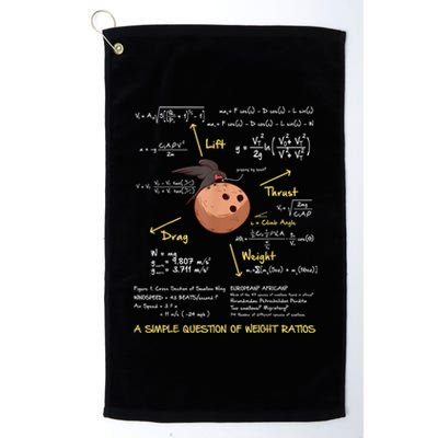 A Simple Question Of Weight Ratios Funny Math Platinum Collection Golf Towel